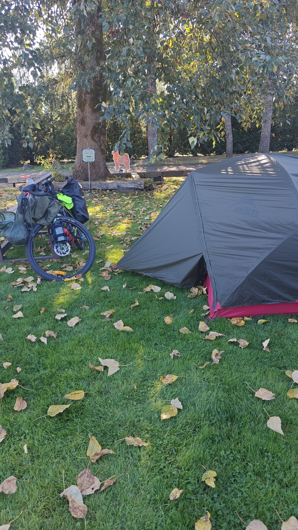 Camp for tonight.