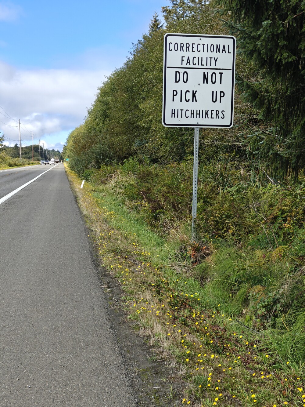 Note to self: Do no pick up hitchhikers.